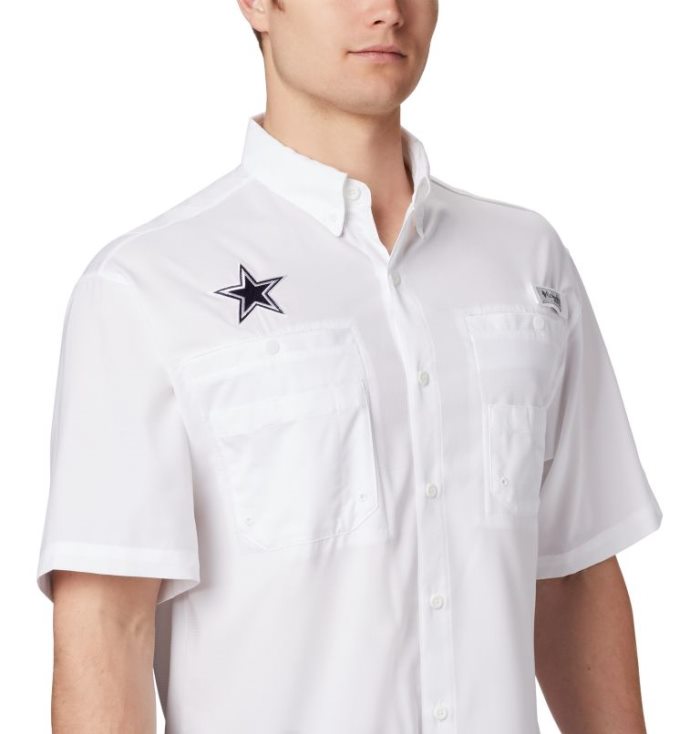 Camisas Columbia PFG Tamiami™ Curta Sleeve Shirt Masculino Branco Portugal | 132319-J4CF