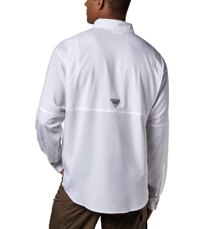 Camisas Columbia PFG Tamiami™ II Long Sleeve Shirt Masculino Branco Portugal | 127226-N0EW