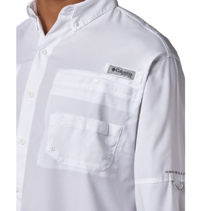 Camisas Columbia PFG Tamiami™ II Long Sleeve Shirt Masculino Branco Portugal | 127819-NQ2S