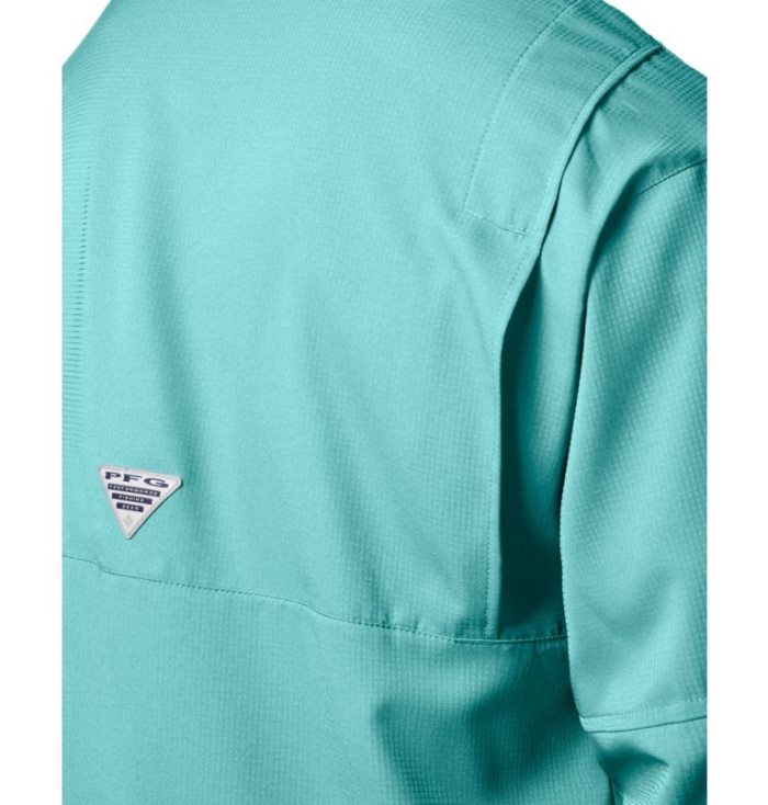 Camisas Columbia PFG Tamiami™ II Long Sleeve Shirt Masculino Turquesa Portugal | 143975-4IFH