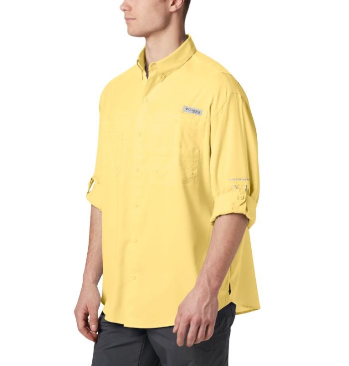 Camisas Columbia PFG Tamiami™ II Long Sleeve Shirt Masculino Amarelas Portugal | 152686-WW33