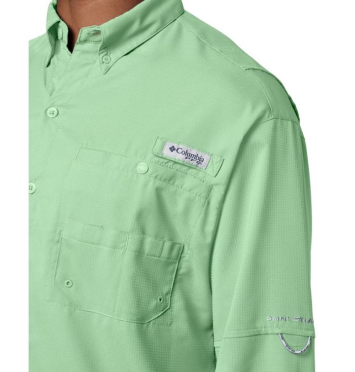 Camisas Columbia PFG Tamiami™ II Long Sleeve Shirt Masculino Luz Verdes Portugal | 164651-OOE5