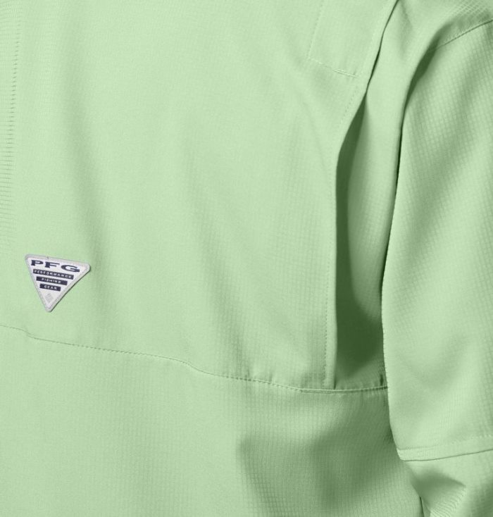 Camisas Columbia PFG Tamiami™ II Long Sleeve Shirt Masculino Luz Verdes Portugal | 197637-06LS