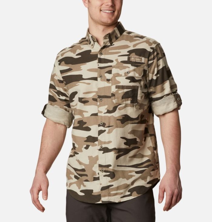 Camisas Columbia PHG Sharptail™ Flannel Masculino Camufladas Portugal | 110540-2GS3