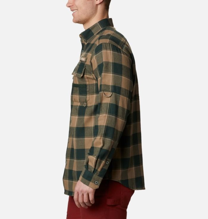 Camisas Columbia PHG Sharptail™ Flannel Masculino Verdes Portugal | 178861-6SRZ