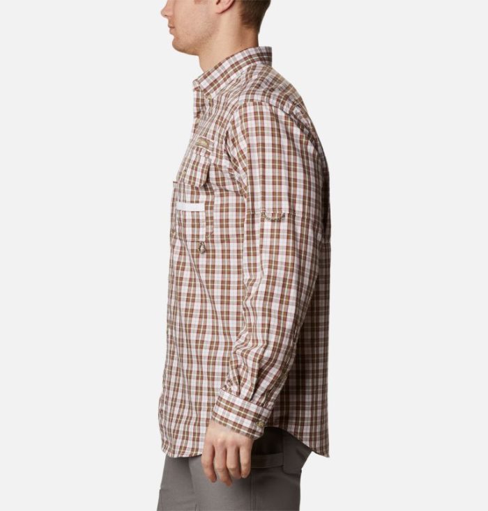 Camisas Columbia PHG Super Sharptail™ Long Sleeve Shirt Masculino Vermelhas Portugal | 174663-BUJW