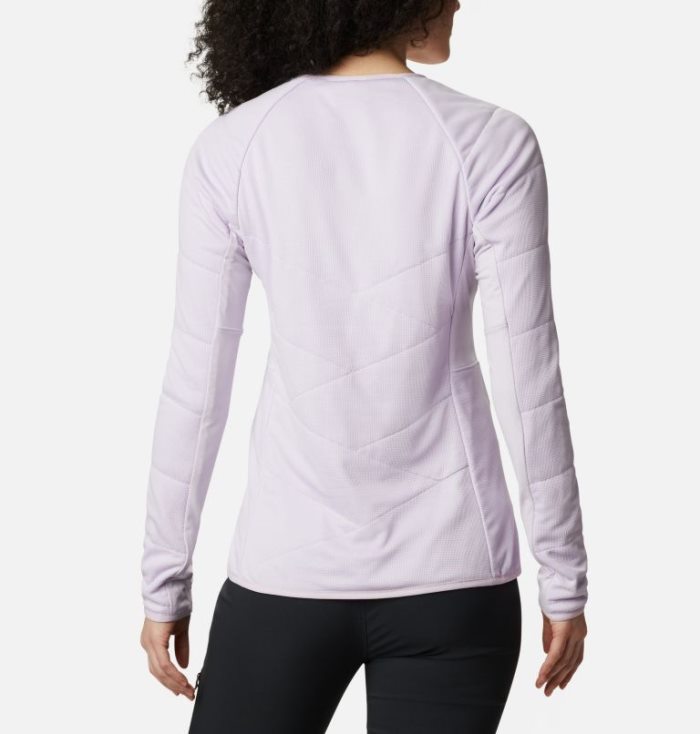 Camisas Columbia Parkdale Point™ Insulated Crew Shirt Feminino Luz Roxo Portugal | 103761-XXRG