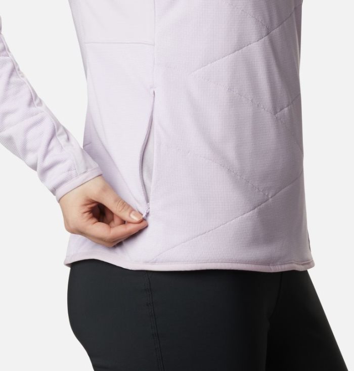 Camisas Columbia Parkdale Point™ Insulated Crew Shirt Feminino Luz Roxo Portugal | 103761-XXRG