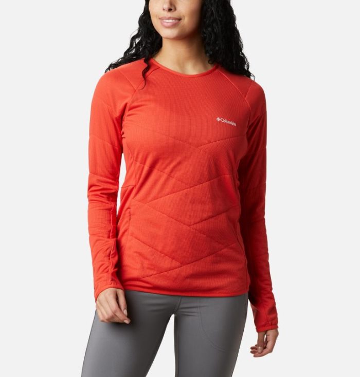 Camisas Columbia Parkdale Point™ Insulated Crew Shirt Feminino Laranja Portugal | 140862-ODVQ