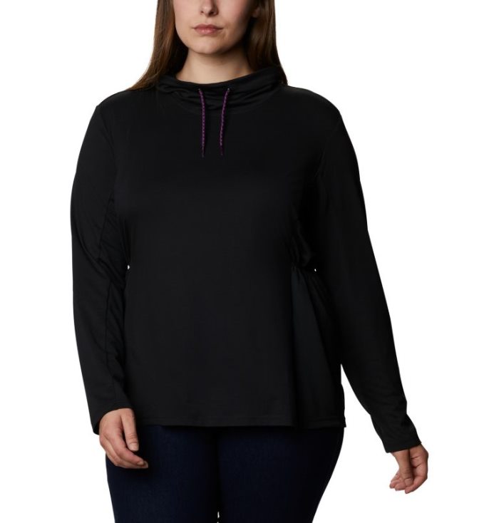 Camisas Columbia Piney Ridge™ Long Sleeve Knit Shirt Feminino Pretas Portugal | 103821-WH6U