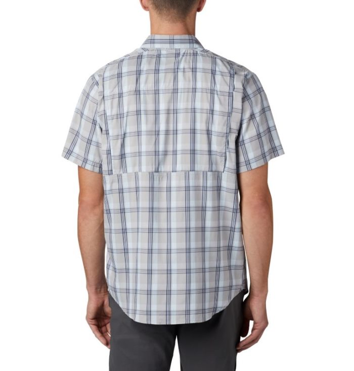 Camisas Columbia Silver Ridge Lite Plaid™ Curta Sleeve Masculino Cinzentas Portugal | 102955-2MY1