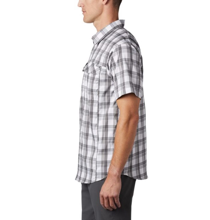 Camisas Columbia Silver Ridge Lite Plaid™ Curta Sleeve Masculino Cinzentas Portugal | 175851-H0I6