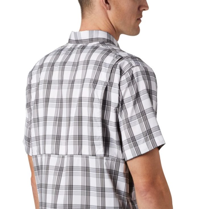 Camisas Columbia Silver Ridge Lite Plaid™ Curta Sleeve Masculino Cinzentas Portugal | 175851-H0I6