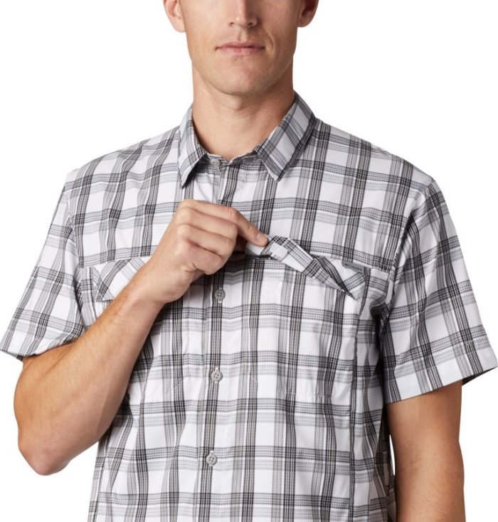 Camisas Columbia Silver Ridge Lite Plaid™ Curta Sleeve Masculino Cinzentas Portugal | 175851-H0I6