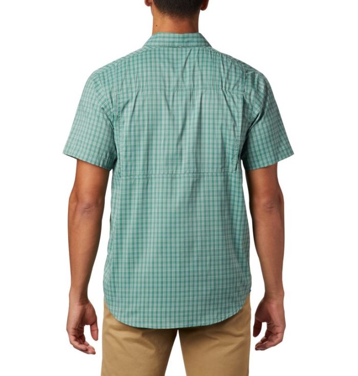 Camisas Columbia Silver Ridge Lite Plaid™ Curta Sleeve Masculino Verdes Portugal | 176364-BUBD