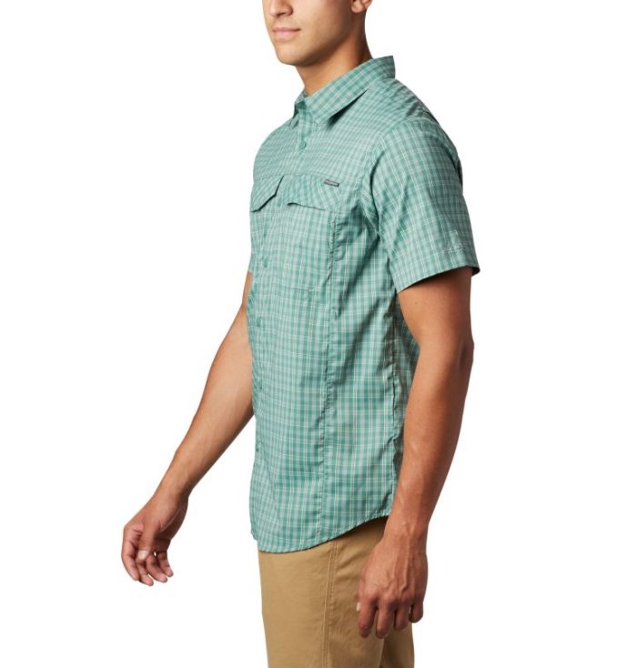 Camisas Columbia Silver Ridge Lite Plaid™ Curta Sleeve Masculino Verdes Portugal | 176364-BUBD