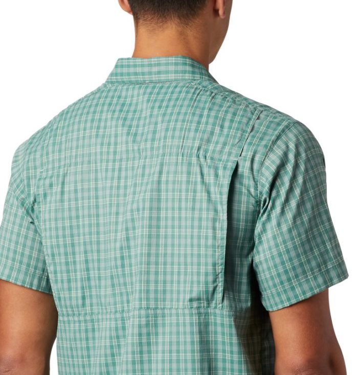 Camisas Columbia Silver Ridge Lite Plaid™ Curta Sleeve Masculino Verdes Portugal | 176364-BUBD