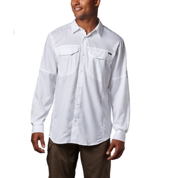 Camisas Columbia Silver Ridge Lite™ Long Sleeve Shirt Masculino Branco Portugal | 112145-XBCQ