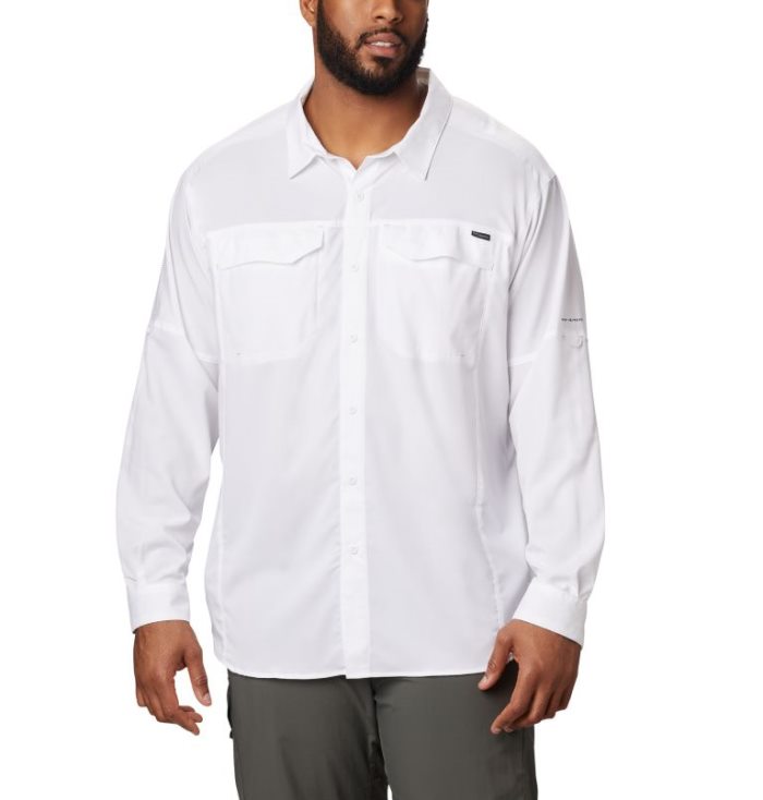 Camisas Columbia Silver Ridge Lite™ Long Sleeve Shirt Masculino Branco Portugal | 112145-XBCQ