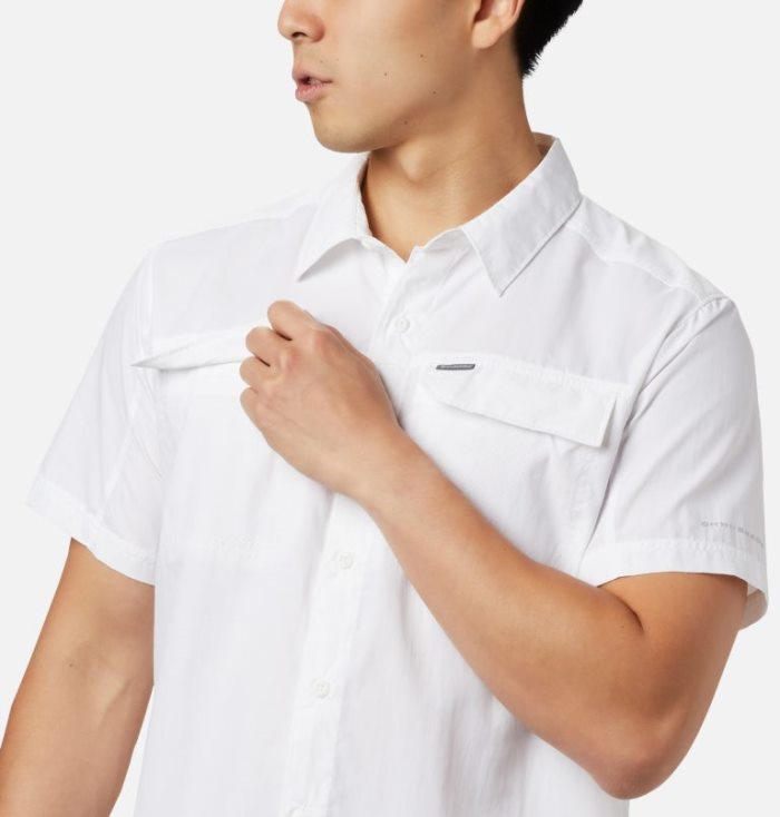 Camisas Columbia Silver Ridge™ 2.0 Curta Sleeve Shirt Masculino Branco Portugal | 108464-4SLI