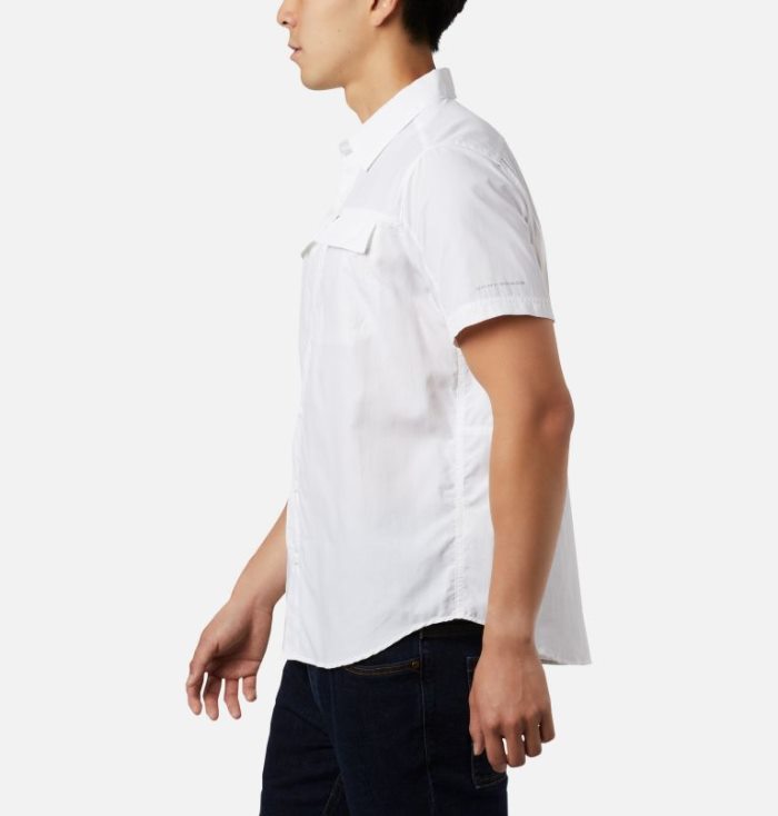 Camisas Columbia Silver Ridge™ 2.0 Curta Sleeve Shirt Masculino Branco Portugal | 108464-4SLI