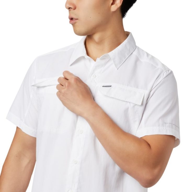 Camisas Columbia Silver Ridge™ 2.0 Curta Sleeve Shirt—Big Masculino Branco Portugal | 121849-18C8