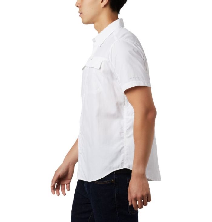 Camisas Columbia Silver Ridge™ 2.0 Curta Sleeve Shirt—Big Masculino Branco Portugal | 121849-18C8