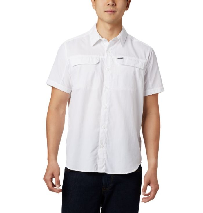 Camisas Columbia Silver Ridge™ 2.0 Curta Sleeve Shirt—Big Masculino Branco Portugal | 121849-18C8