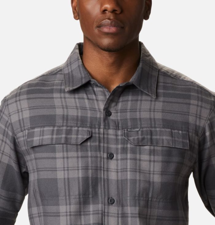 Camisas Columbia Silver Ridge™ 2.0 Flannel Shirt Masculino Cinzentas Escuro Portugal | 105876-LBM3