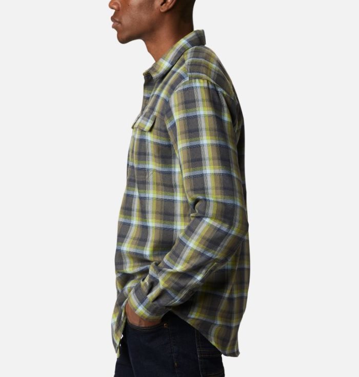 Camisas Columbia Silver Ridge™ 2.0 Flannel Shirt Masculino Verdes Amarelas Portugal | 153698-1OLJ