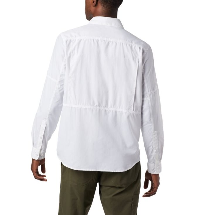 Camisas Columbia Silver Ridge™ 2.0 Long Sleeve Shirt Masculino Branco Portugal | 102268-SBCF