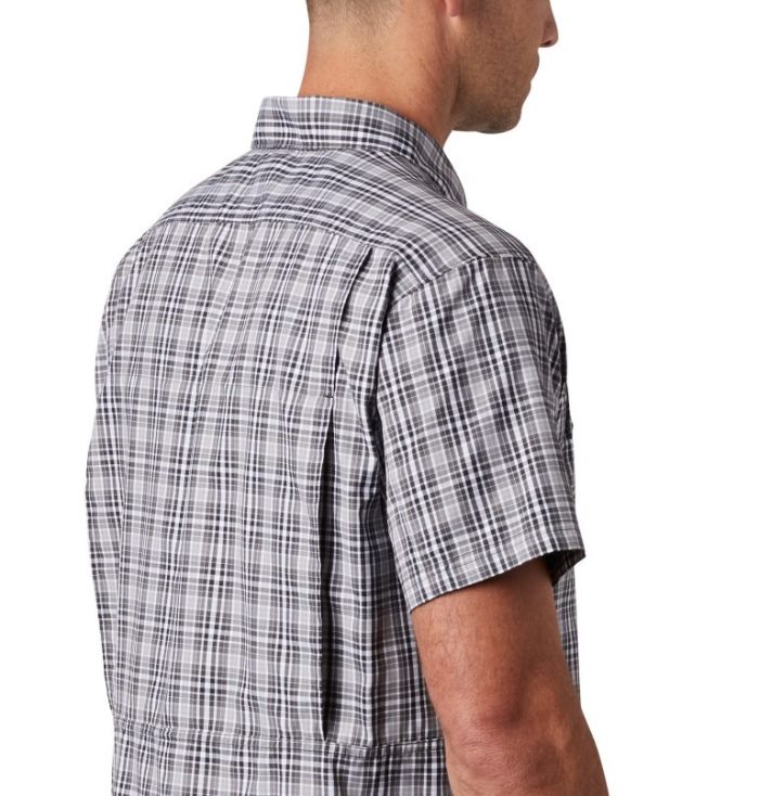 Camisas Columbia Silver Ridge™ 2.0 Multi Plaid Curta Sleeve Shirt Masculino Pretas Portugal | 171157-TTL6