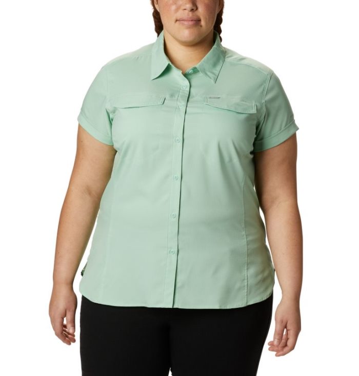 Camisas Columbia Silver Ridge™ Lite Curta Sleeve Feminino Menta Portugal | 116318-BGVH