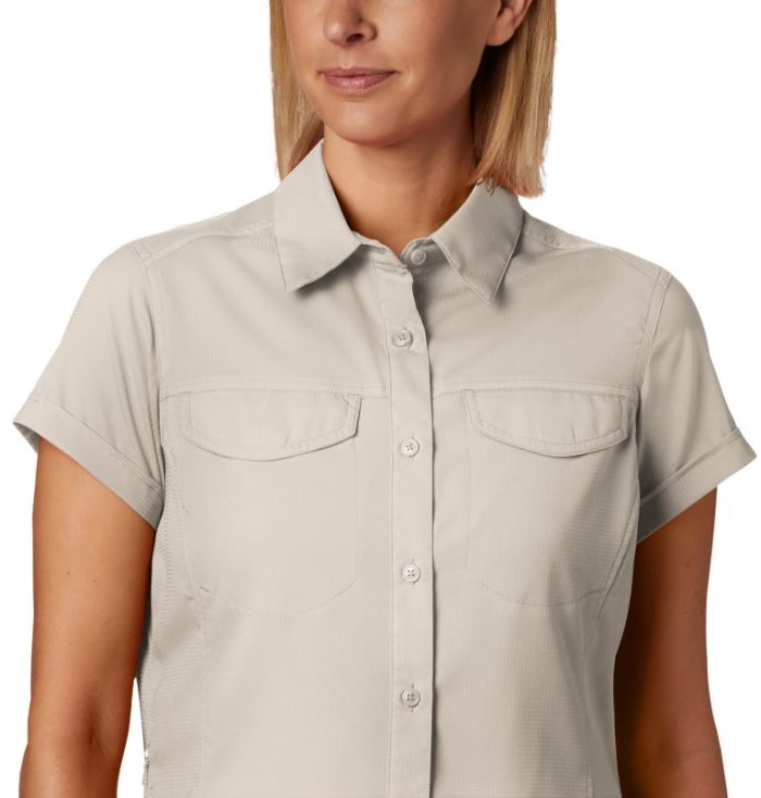 Camisas Columbia Silver Ridge™ Lite Curta Sleeve Feminino Bege Portugal | 144642-01XQ