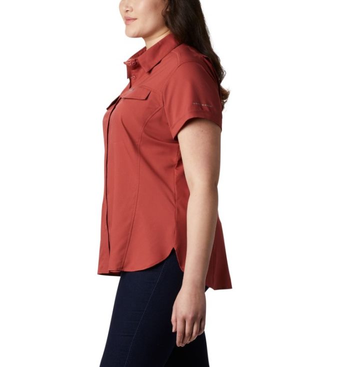 Camisas Columbia Silver Ridge™ Lite Curta Sleeve Feminino Luz Coral Portugal | 175987-4CPJ