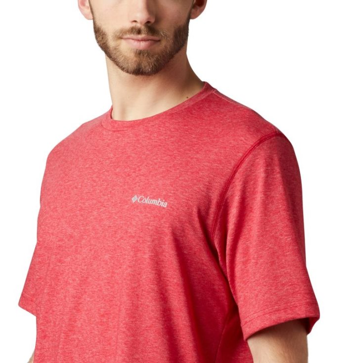 Camisas Columbia Thistletown Park™ Crew Masculino Vermelhas Portugal | 118651-HHBR