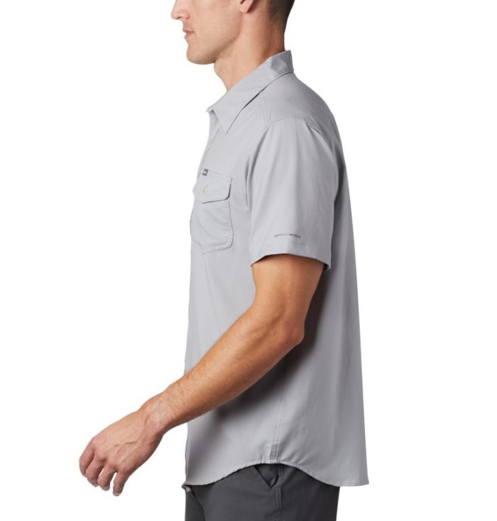 Camisas Columbia Utilizer™ II Solid Curta Sleeve Shirt Masculino Cinzentas Portugal | 190277-RCZC