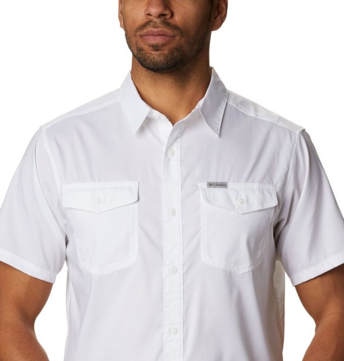 Camisas Columbia Utilizer™ II Solid Curta Sleeve Shirt Masculino Branco Portugal | 190765-THWG