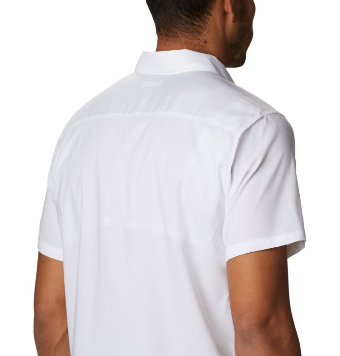 Camisas Columbia Utilizer™ II Solid Curta Sleeve Shirt Masculino Branco Portugal | 190765-THWG