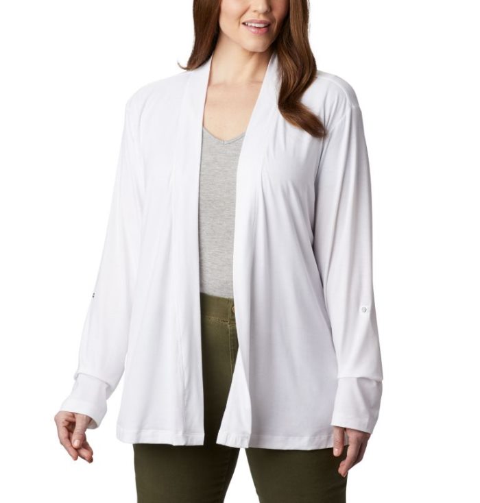 Cardigãs Columbia Essential Elements™ Cardigan Feminino Branco Portugal | 184316-H469