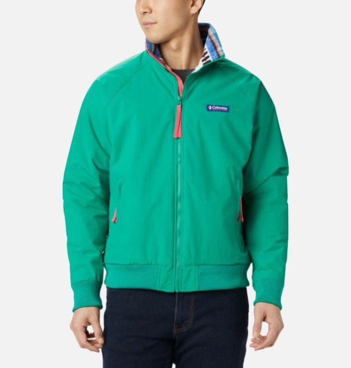 Jaqueta Casual Columbia Falmouth™ Jaqueta Masculino Verdes Luz Coral Portugal | 102678-TJIH