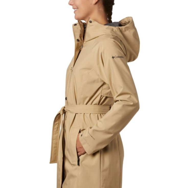 Jaqueta Casual Columbia Here And There™ Long Trench Jaqueta Feminino Marrom Portugal | 188381-R3QM