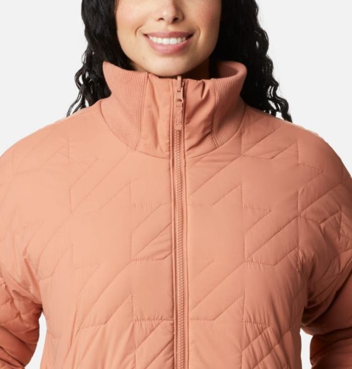 Jaqueta Casual Columbia Kinzu Point™ Reversible Jaqueta Feminino Laranja Portugal | 180554-4T33