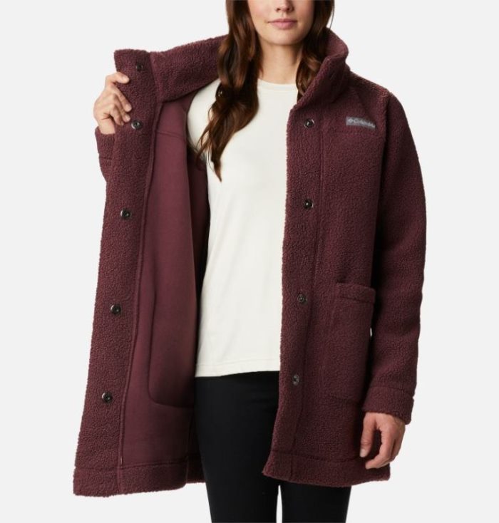 Jaqueta Casual Columbia Panorama™ Jaqueta Comprida Feminino Vermelhas Escuro Portugal | 161347-J2OV