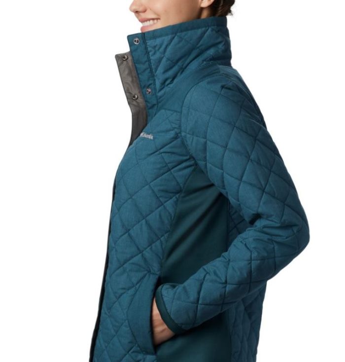 Jaqueta Casual Columbia Pilsner Peak™ Jaqueta Feminino Verdes Escuro Portugal | 113539-VIZ0