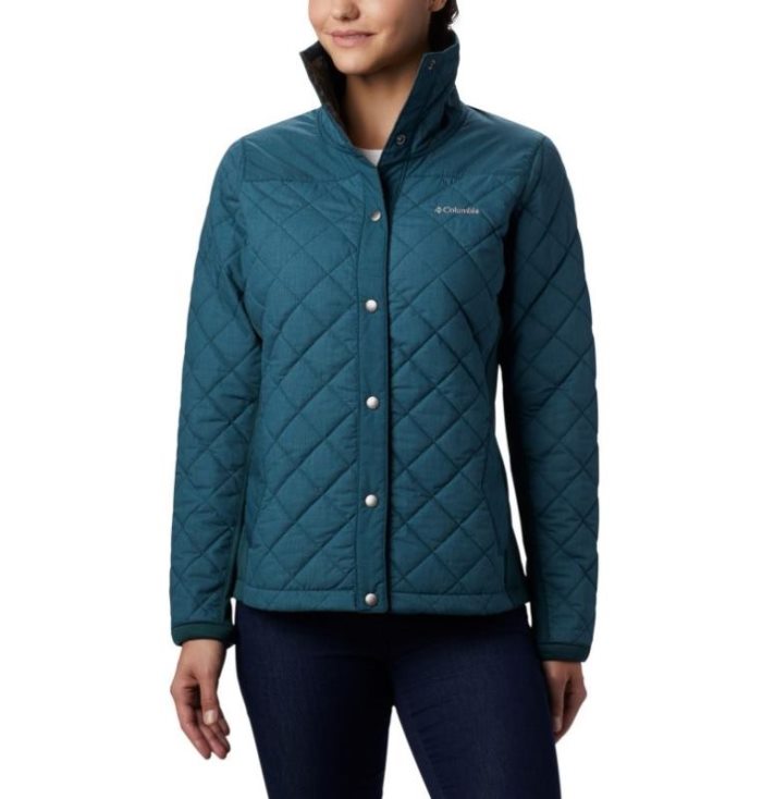 Jaqueta Casual Columbia Pilsner Peak™ Jaqueta Feminino Verdes Escuro Portugal | 113539-VIZ0