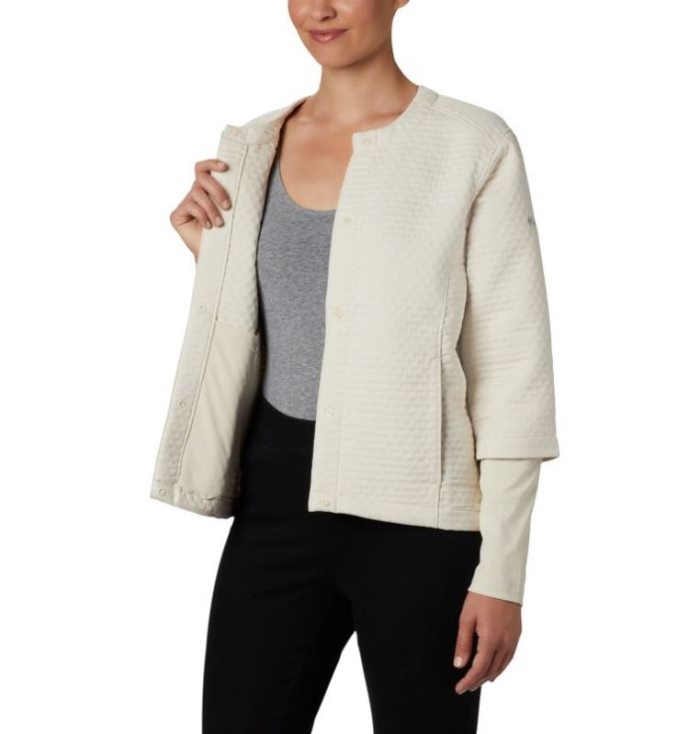 Jaqueta Casual Columbia Place To Place™ Jaqueta Feminino Creme Portugal | 182025-HH6S