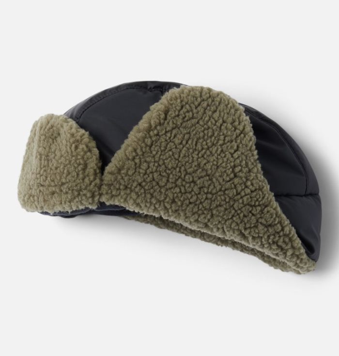 Chapeus Columbia Frosty Trilha™ Trapper Hat Criança Pretas Verdes Portugal | 130687-IH4V