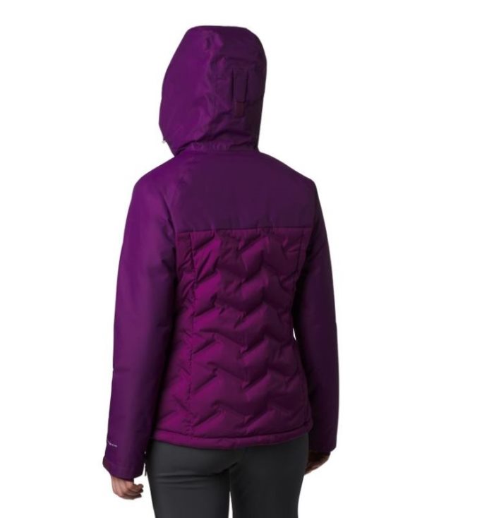 Jaqueta Columbia Grand Trek™ Down Encapuzado Jaqueta Feminino Roxo Portugal | 147730-NI9E