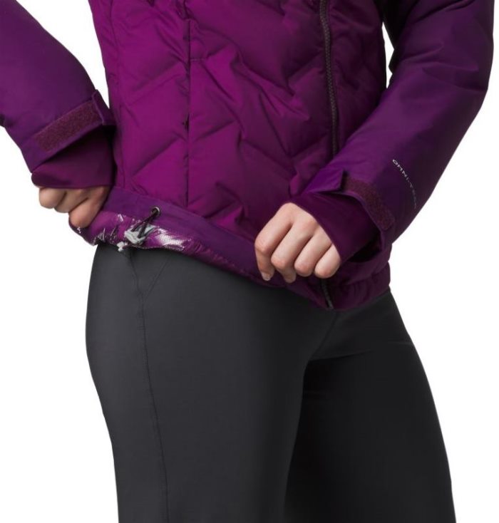 Jaqueta Columbia Grand Trek™ Down Encapuzado Jaqueta Feminino Roxo Portugal | 147730-NI9E